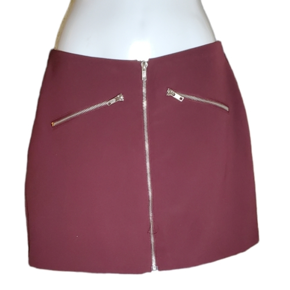 FOREVER 21 zipper detail skirt S